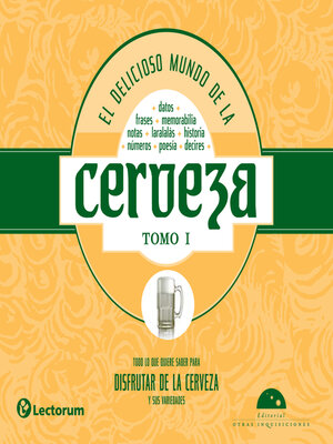 cover image of El delicioso mundo de la cerveza I